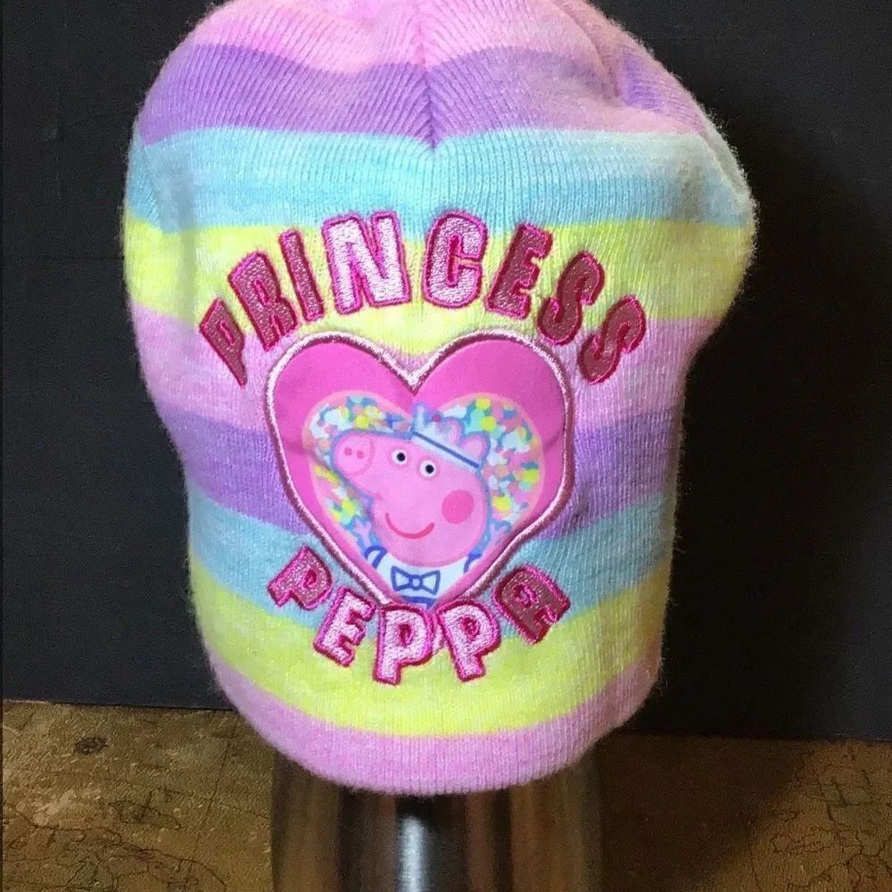 Peppa pig knit cap size 2t-5t